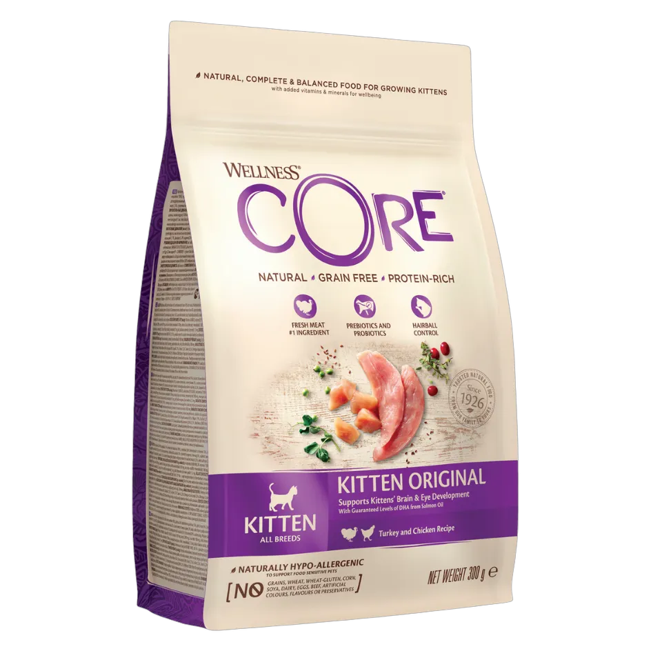 Wellness Core Original Dry Food Turkey with Chicken for Kittens