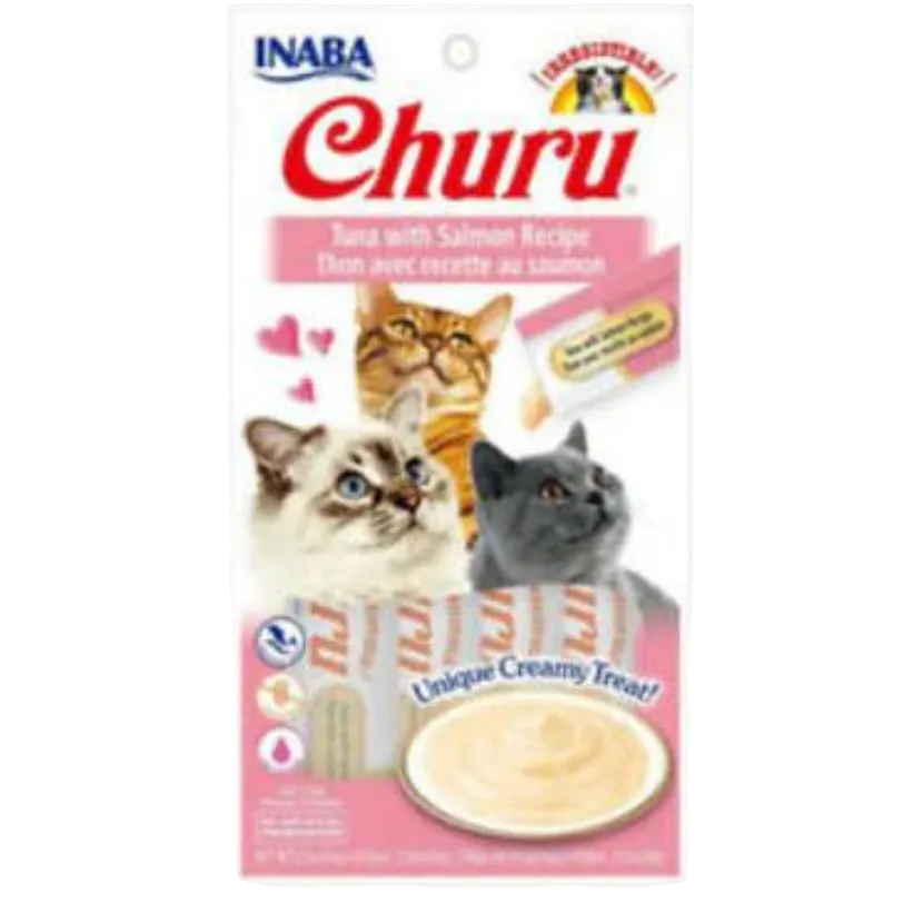 INABA Churu Tuna with Salmon 4x14g