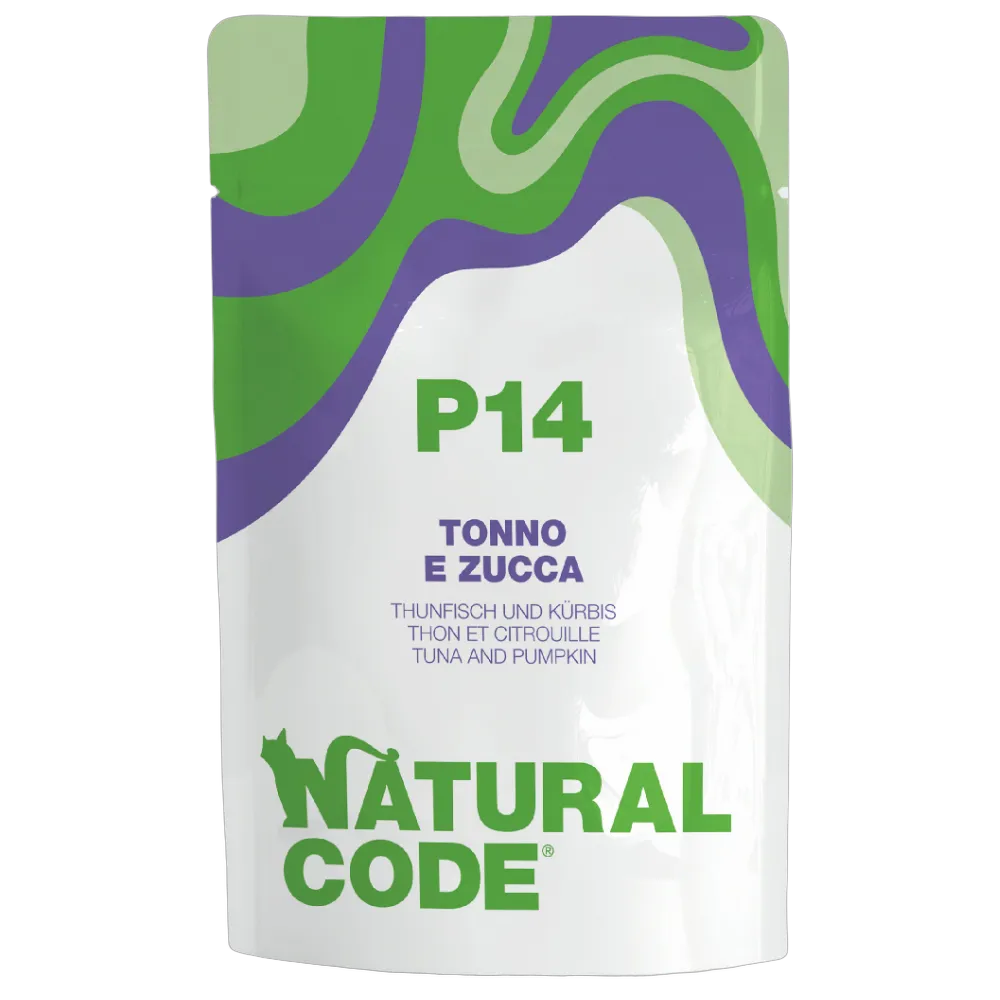 Natural Code P14 Pouch Tuna & Pupmkin for Cats 70g