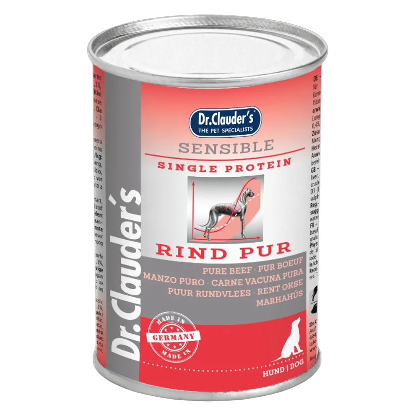 Dr.Clauders Selected Meat Sensitive Cans Beef for Dogs 400g