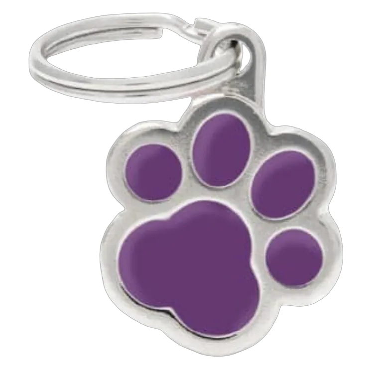 MF Tags PURPLE PAW