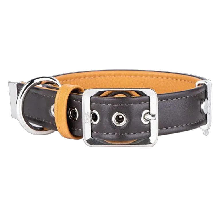 MF HERMITAGE Collar Leather Brown & Beige