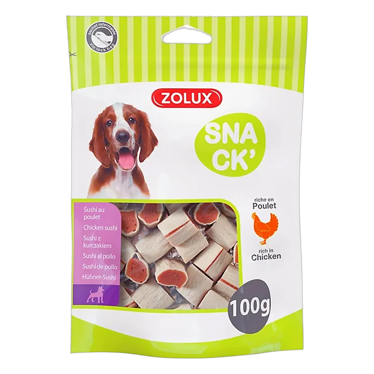 Zolux Snack CHICKEN SUSHI for Dogs 100g