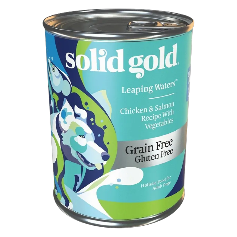 Solid Gold Leaping Waters Chicken&Salmon with Vegetables Grain Free/ Gluten Free for Dogs 374G