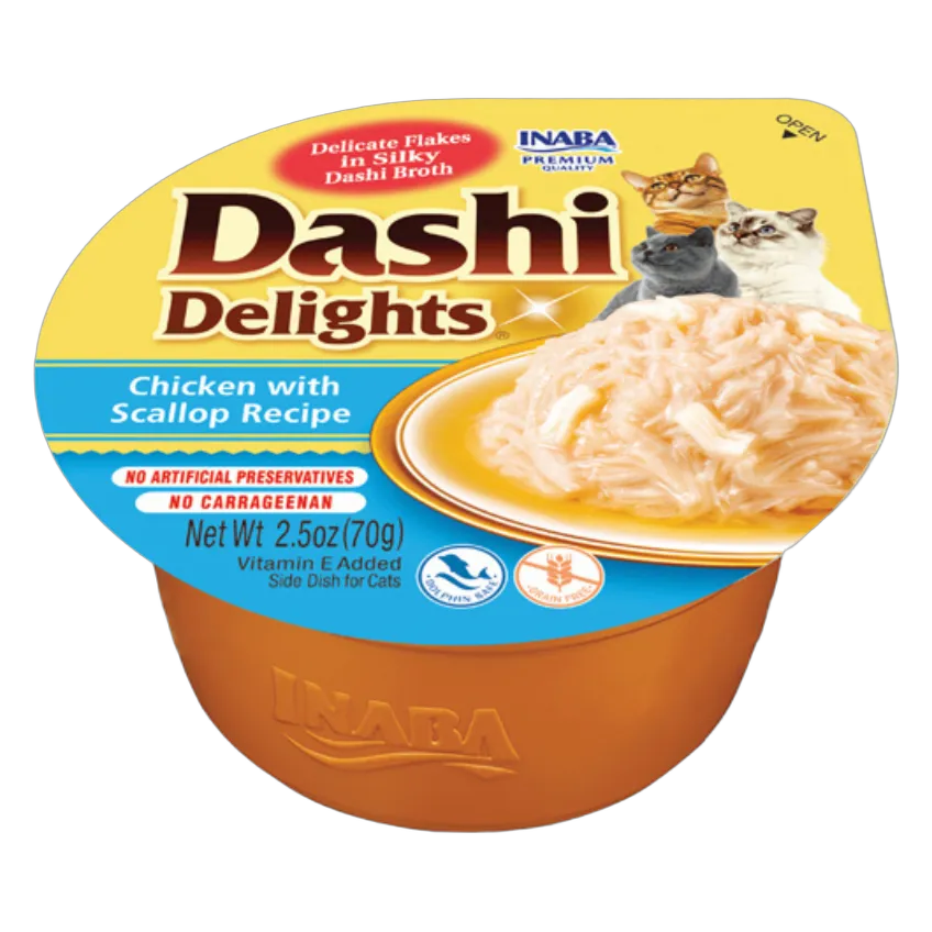 INABA Dashi Delight Cups Chicken with Scallop 70g