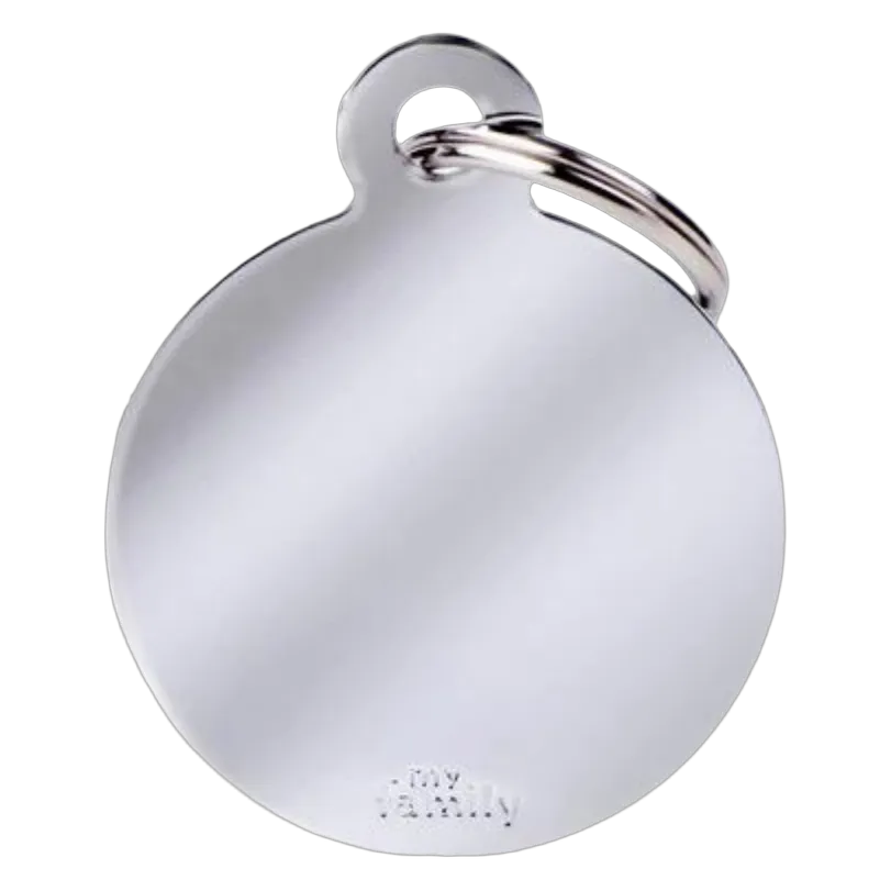 MF Tags BIG ROUND GOLDEN BRASS