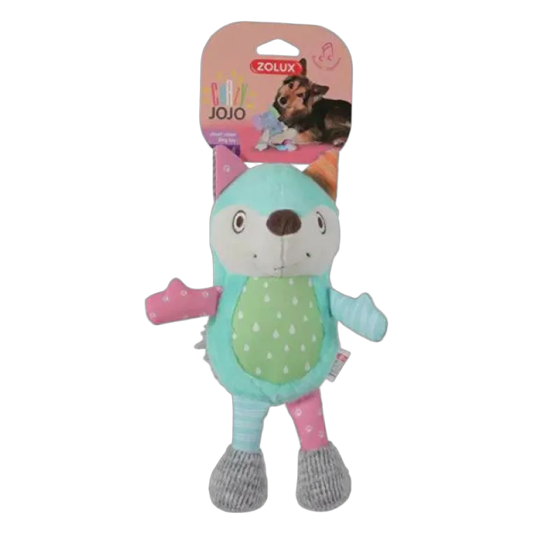 Zolux CRAZY JOJO PLUSH Dog TOY FOX