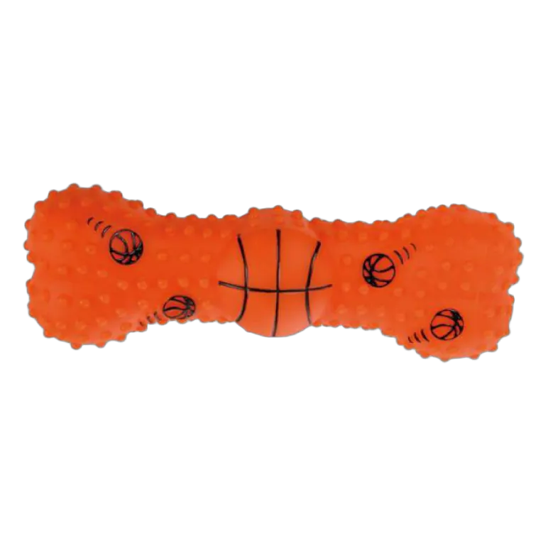 Zolux SQUEAKY BASKETBALL BONE TOY