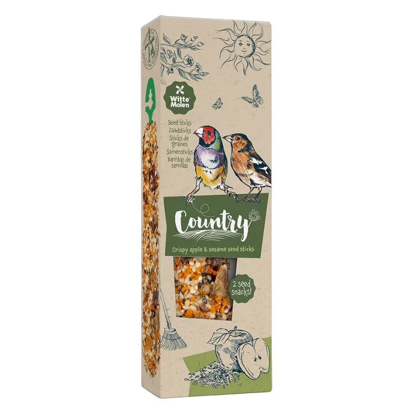 WM Country Snack for Budgie Apricot & Fig Sticks 60g