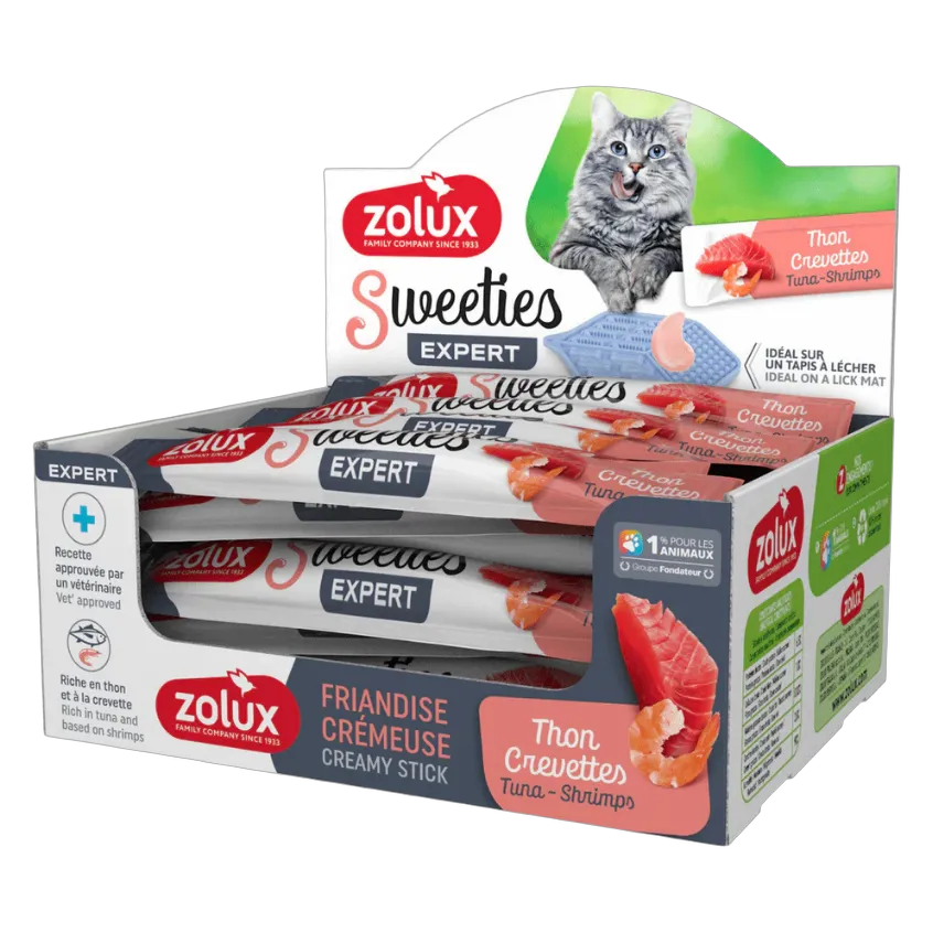 Zolux Sweeties Creamy Treats Tuna & Shrimp for Cats 14g