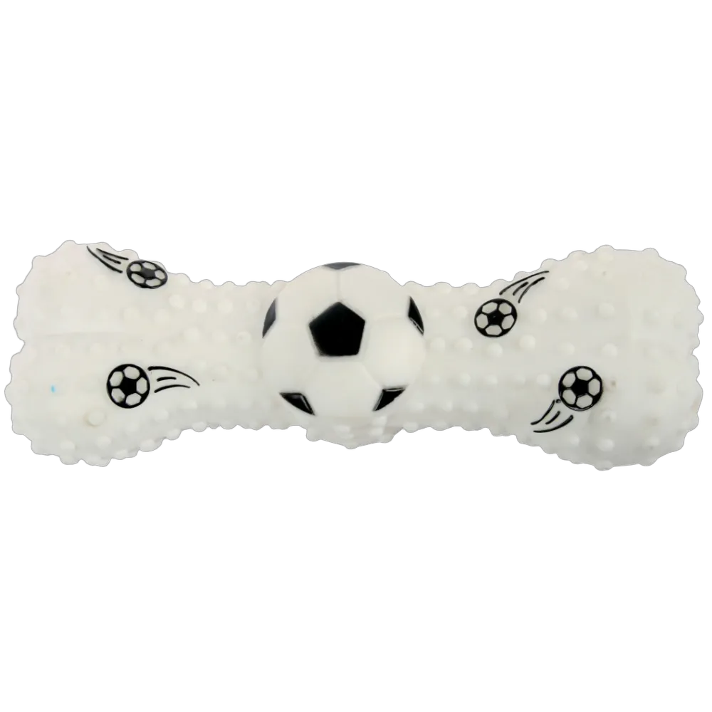 Zolux SQUEAKY SOCCERBALL BONE TOY