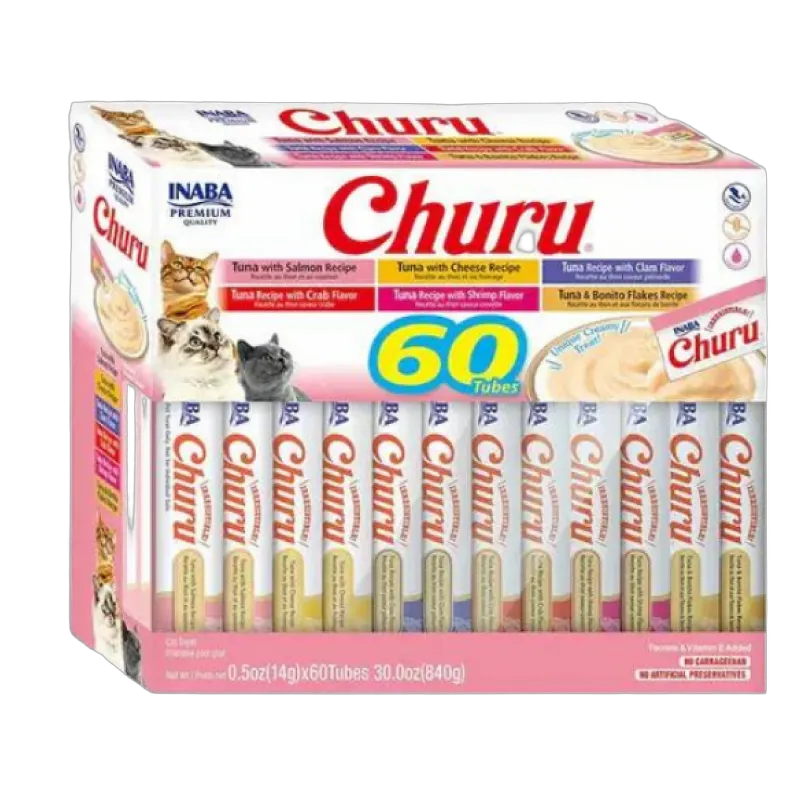 Churu Tuna Seafood Variety 60X14g
