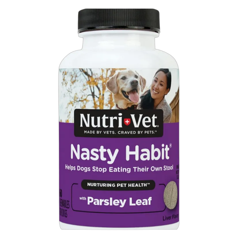 Nutri-Vet Nasty Habit for Dogs 60 Tablets