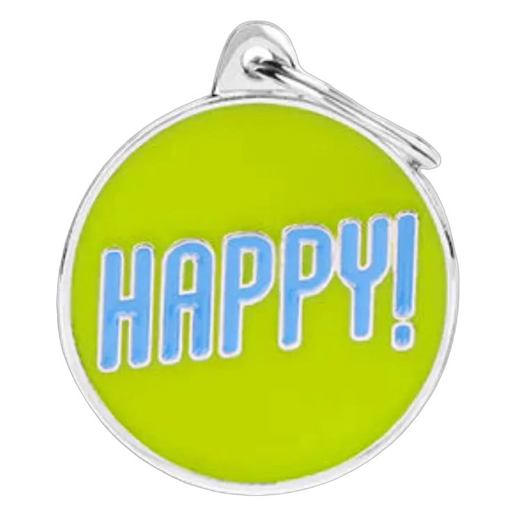 MF Tags HAPPY