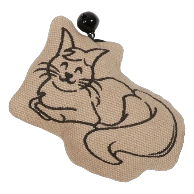 I Love Happy Cats Relaxing Happy Cat Cat Toy With Bell 10x2x6.5cm