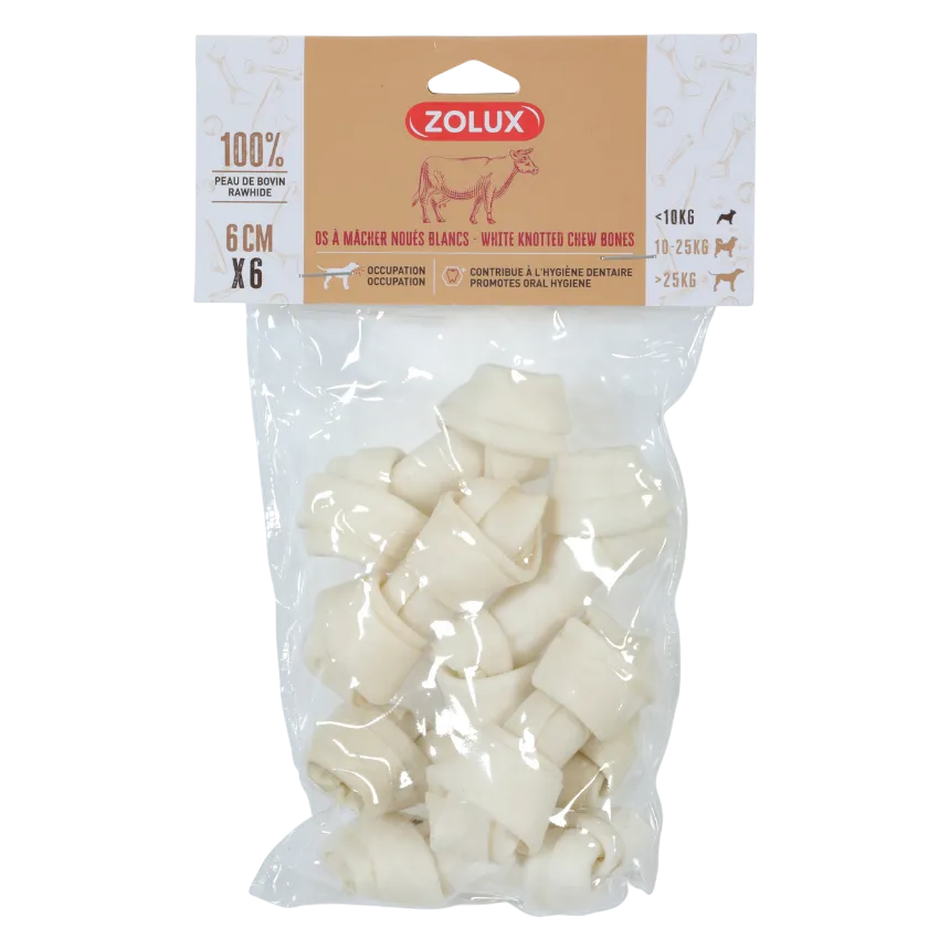 Zolux White Knotted Bone