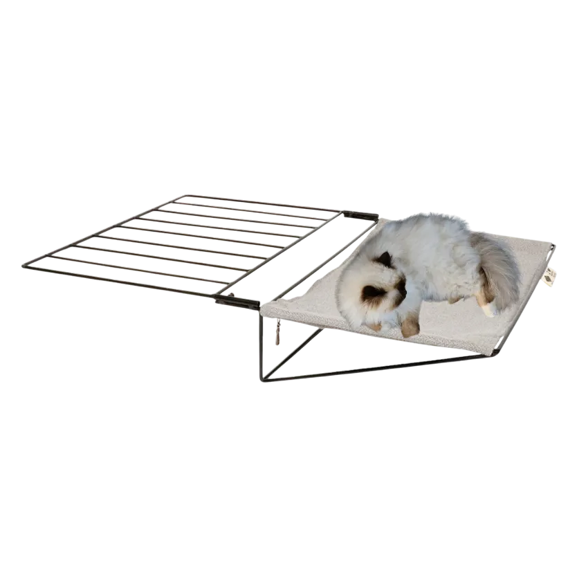 I Love Happy Cats OLIVER Bed & radiator hammock 45x35x10cm grey