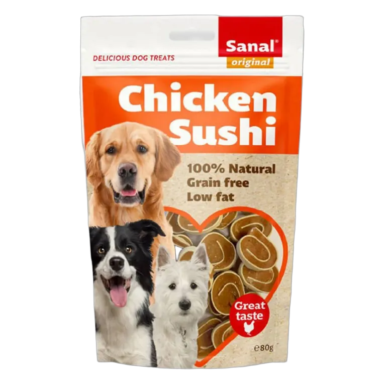 Sanal Dog Chicken Sushi doypack 80g