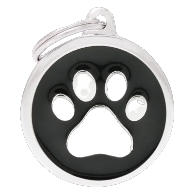 MF Tags Classic Circle Paw