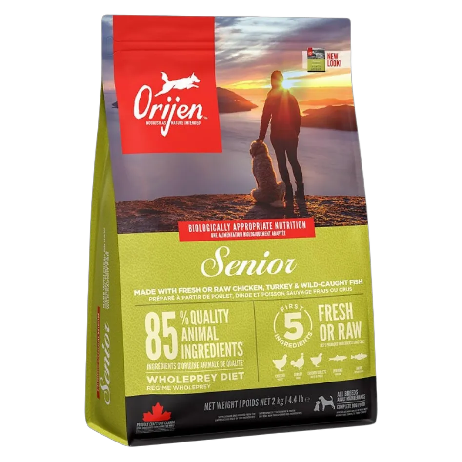 Orijen Dry Food Chicken, Turkey & Fish for Senior Dogs