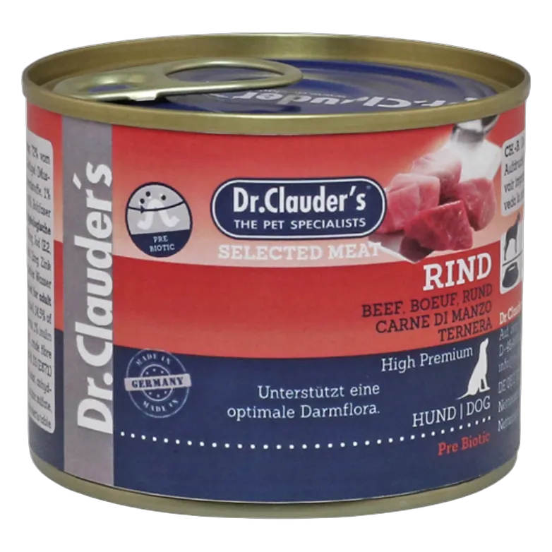 Dr.Clauders Selected Meat Cans Beef for Dogs 200g