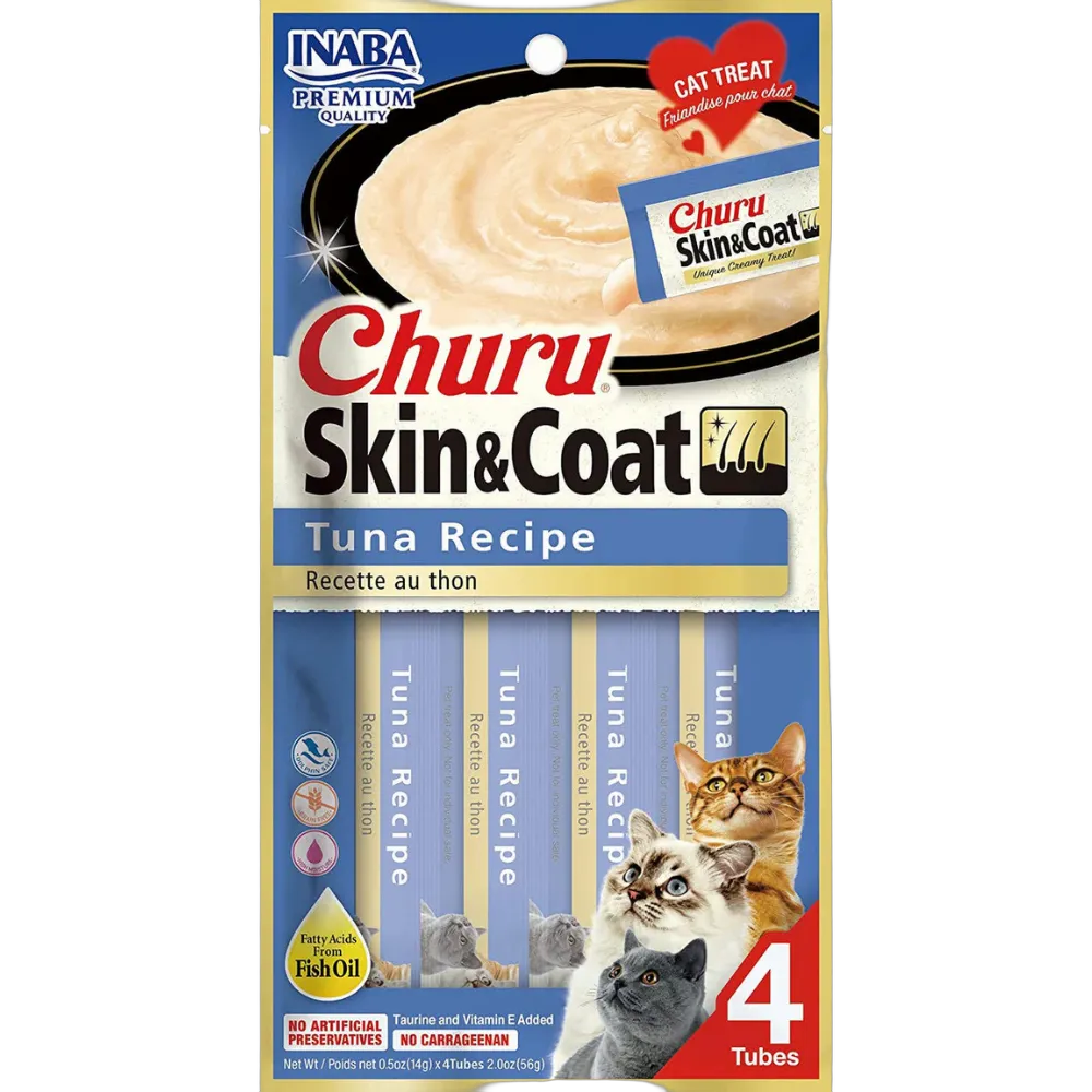 INABA Churu Skin & Coat Tuna 4x14g