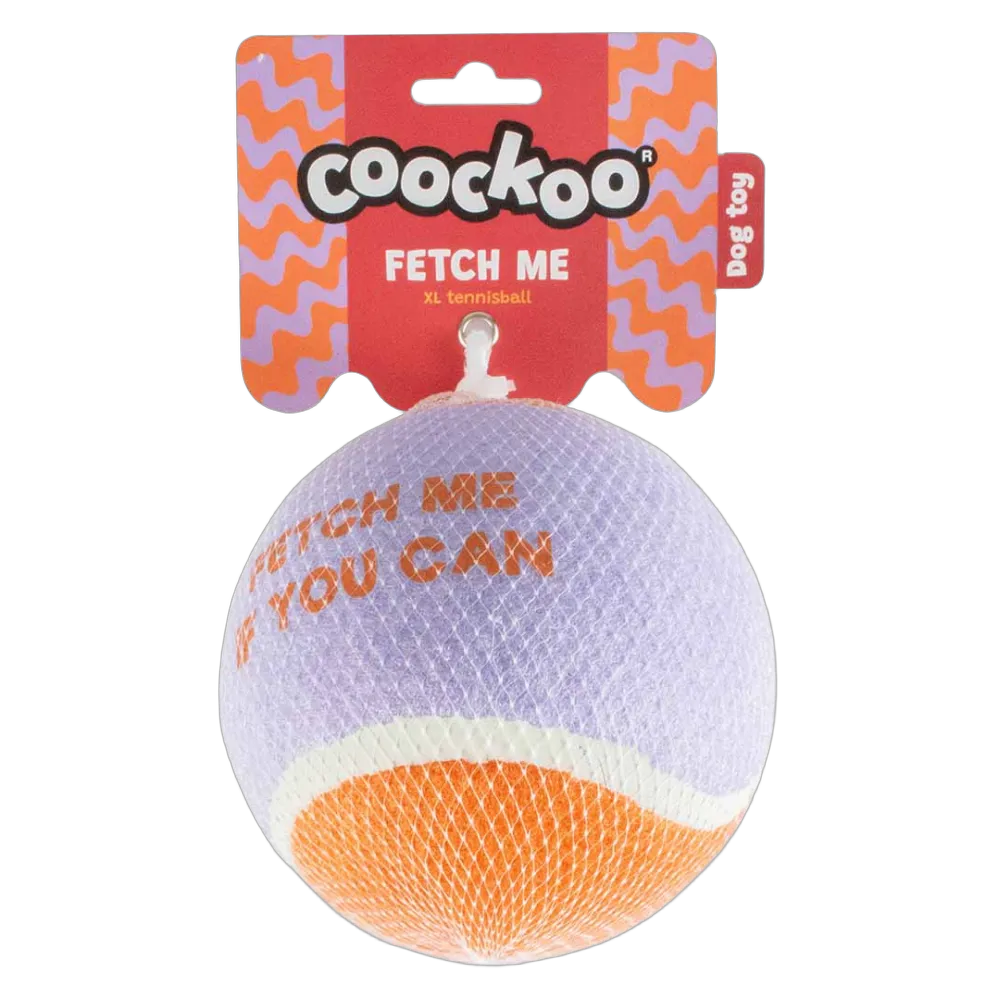 Coockoo Tennisballs Fetch Me 12,7cm Purple & Orange