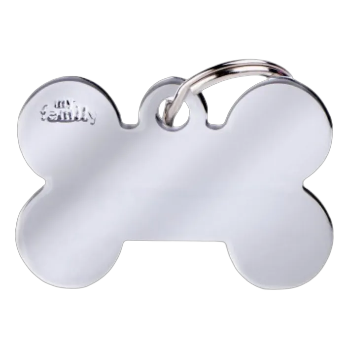 MF Tags Basic Chrome Bone L