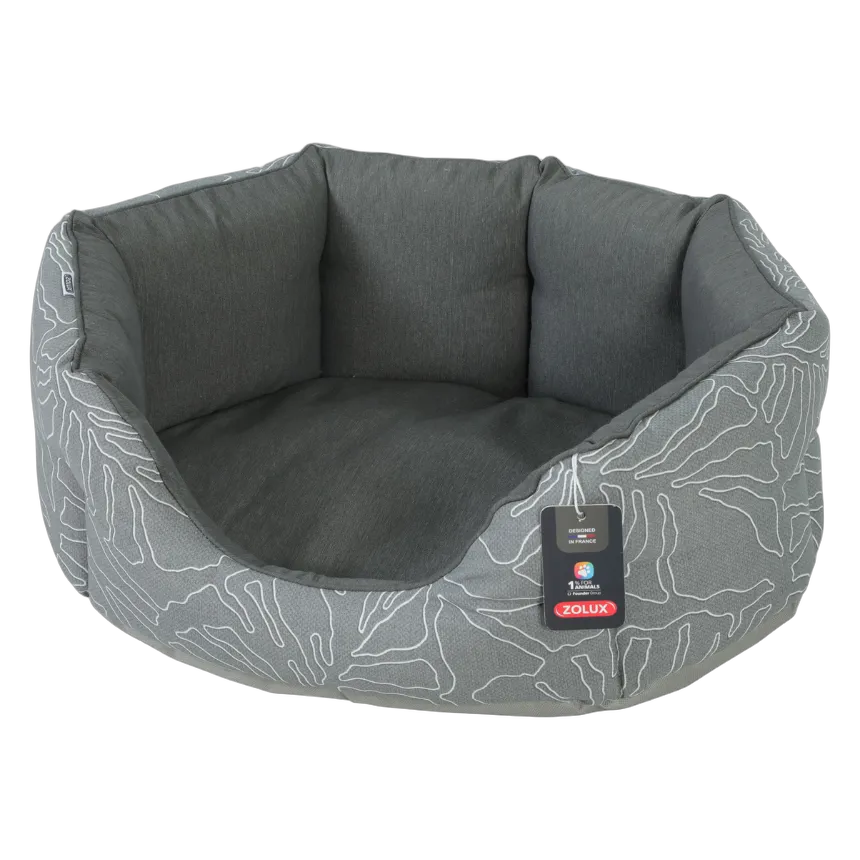 Zolux Naya Basket Pet Bed Grey