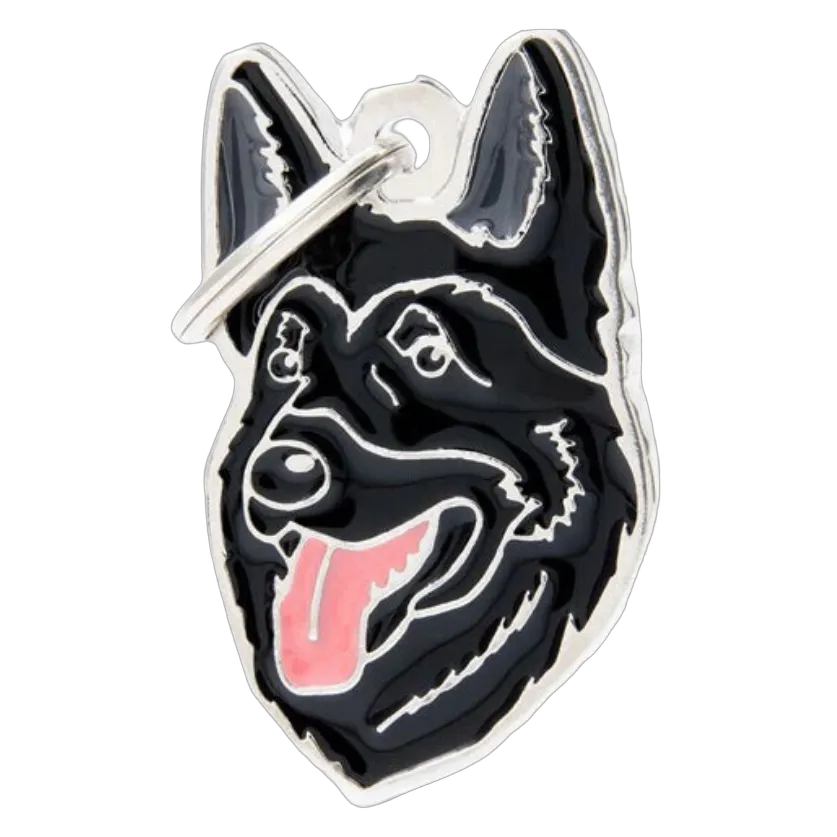 MF Tags BLACK GERMAN SHEPERD