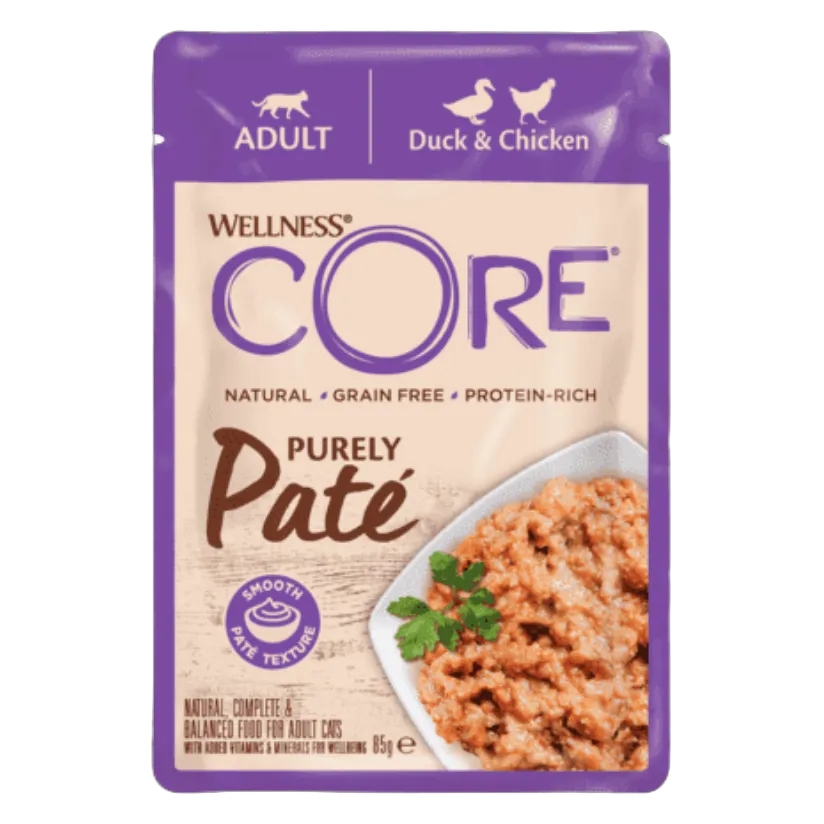 Wellness Core Purely Pate Pouch Chicken & Duck for Cats 85g