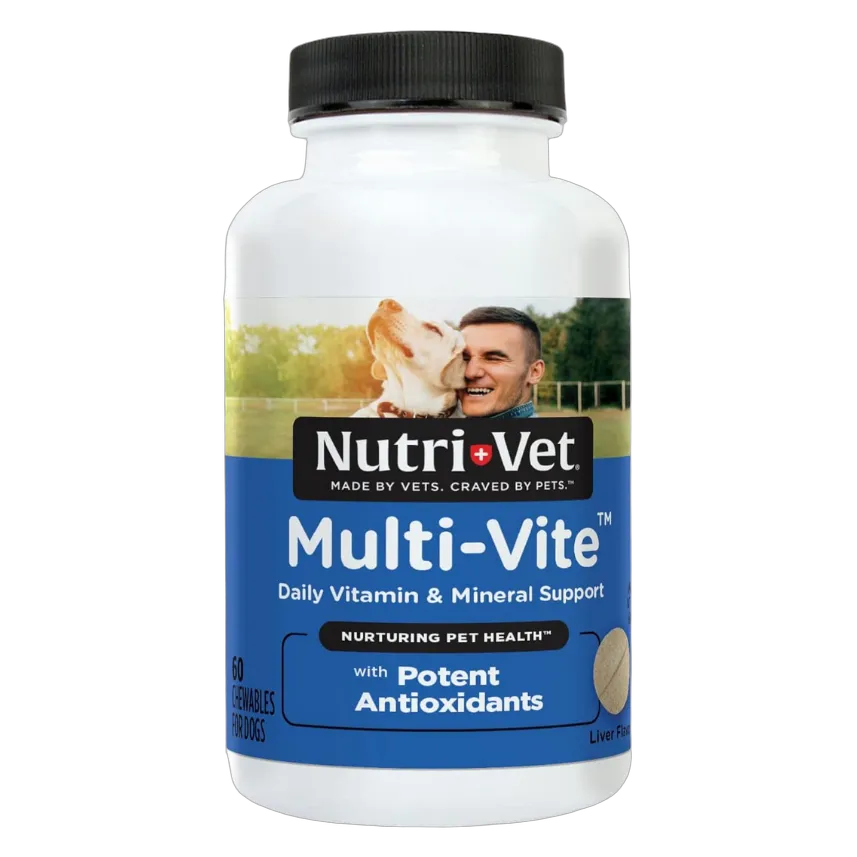 Nutri-Vet Multi-Vite with Liver for Dogs 60 Tablets