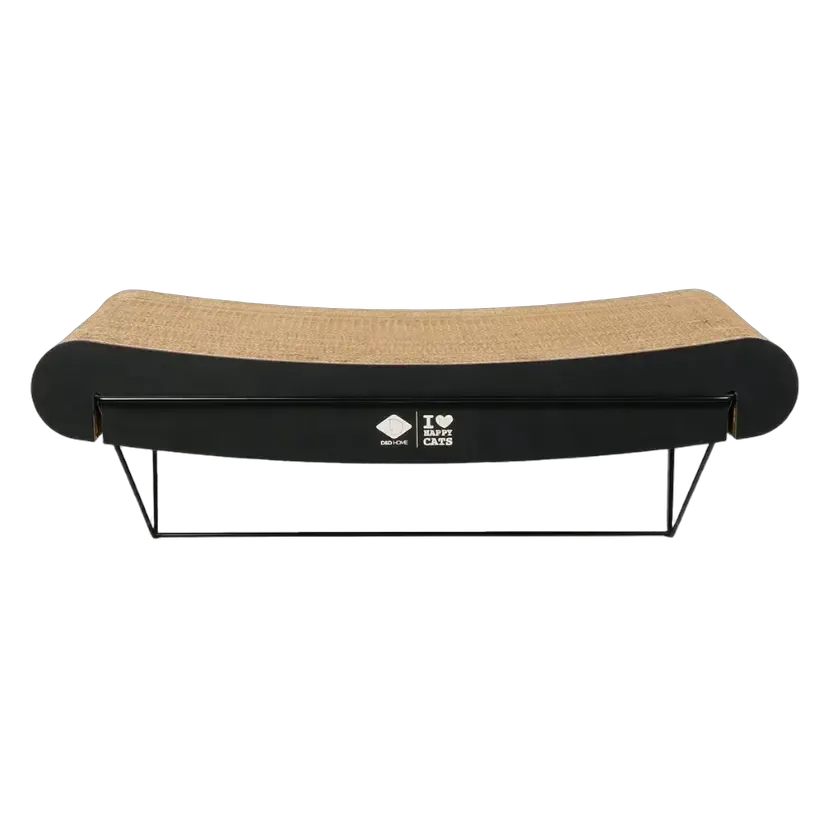 أي لوف هابي كاتس خداشة ورق مقوى رف جداري منحني 60x29x24 سم بني / اسود