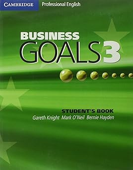  BUSNESS GOALS --3 WORK/ STUDENTSBOOK+1CD  1/2