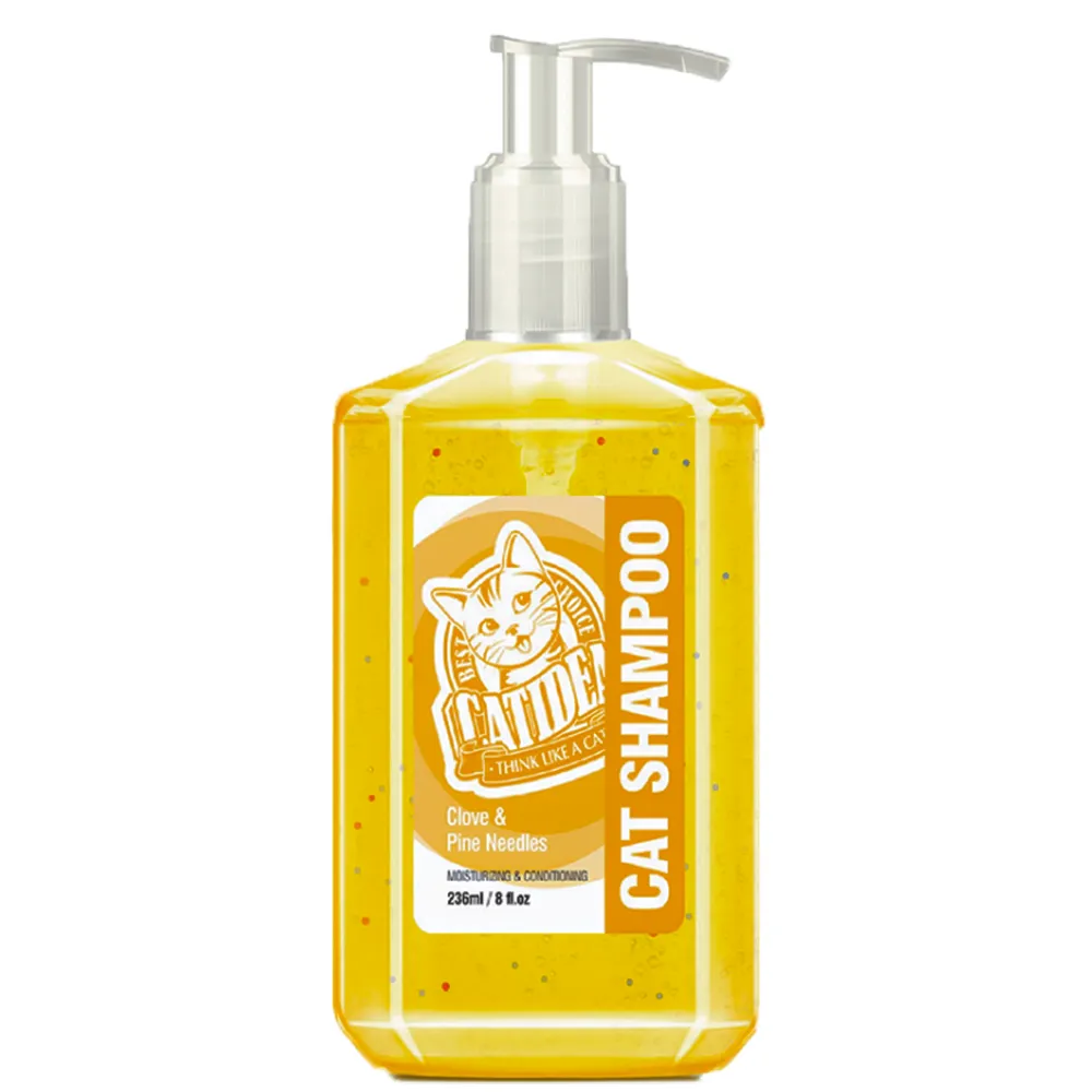 catidea cat shampoo withclove &pine needles 236ml