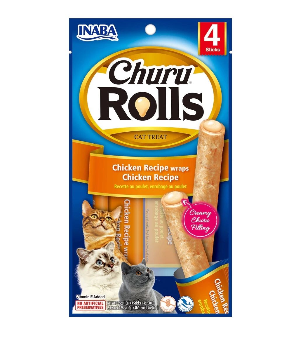 INABA CHURU ROLLS CHICKEN RECIPE WRAPS chicken