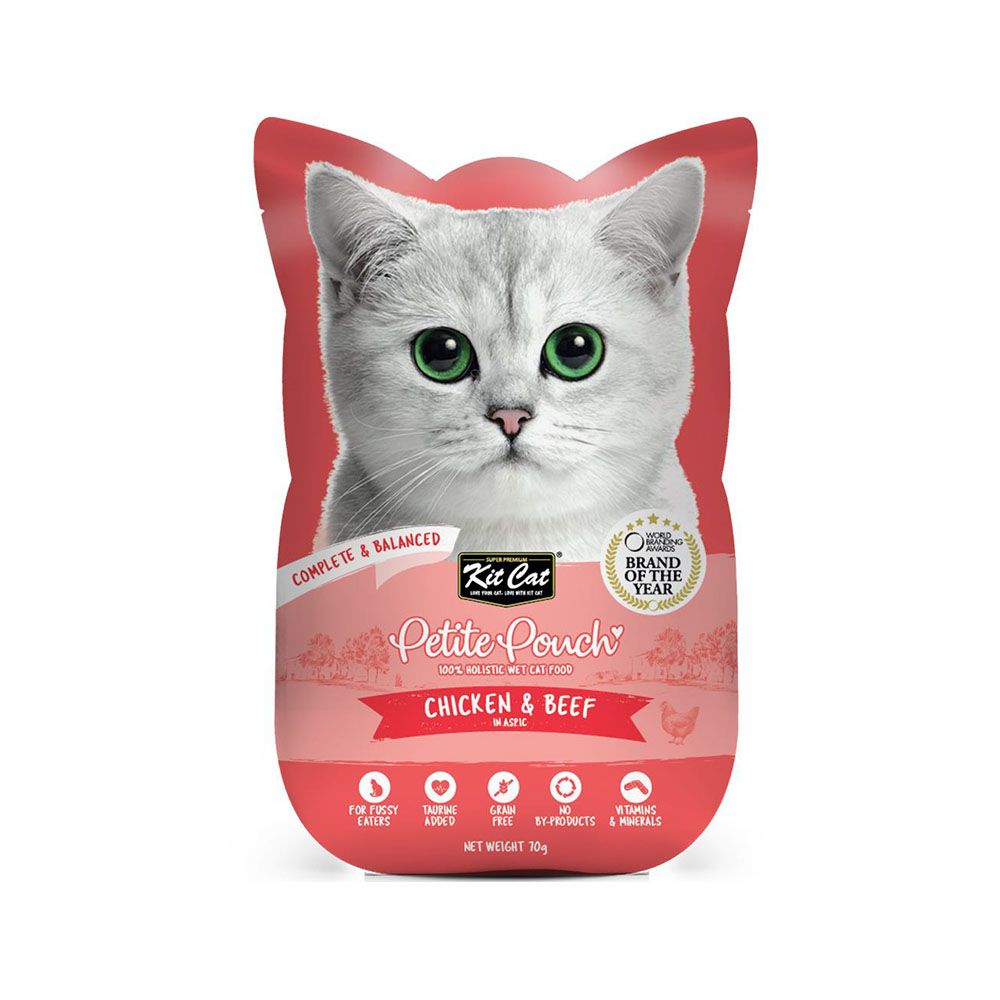 kitkat petite pouch chicken&beef 70g