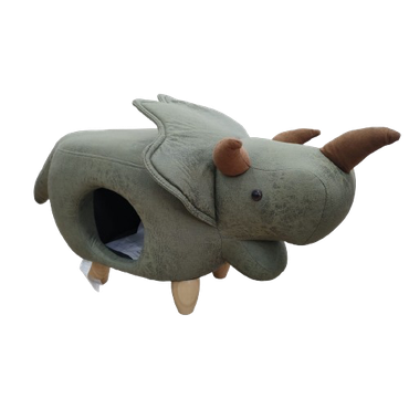 بيت شكل ديناصور  للقطط