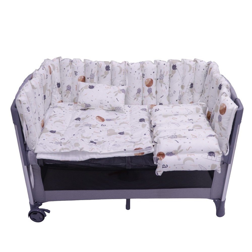 طقم مفرش سرير اطفال مقاس 120*60