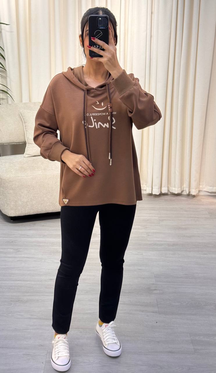 هودي بطابعه سمايل 