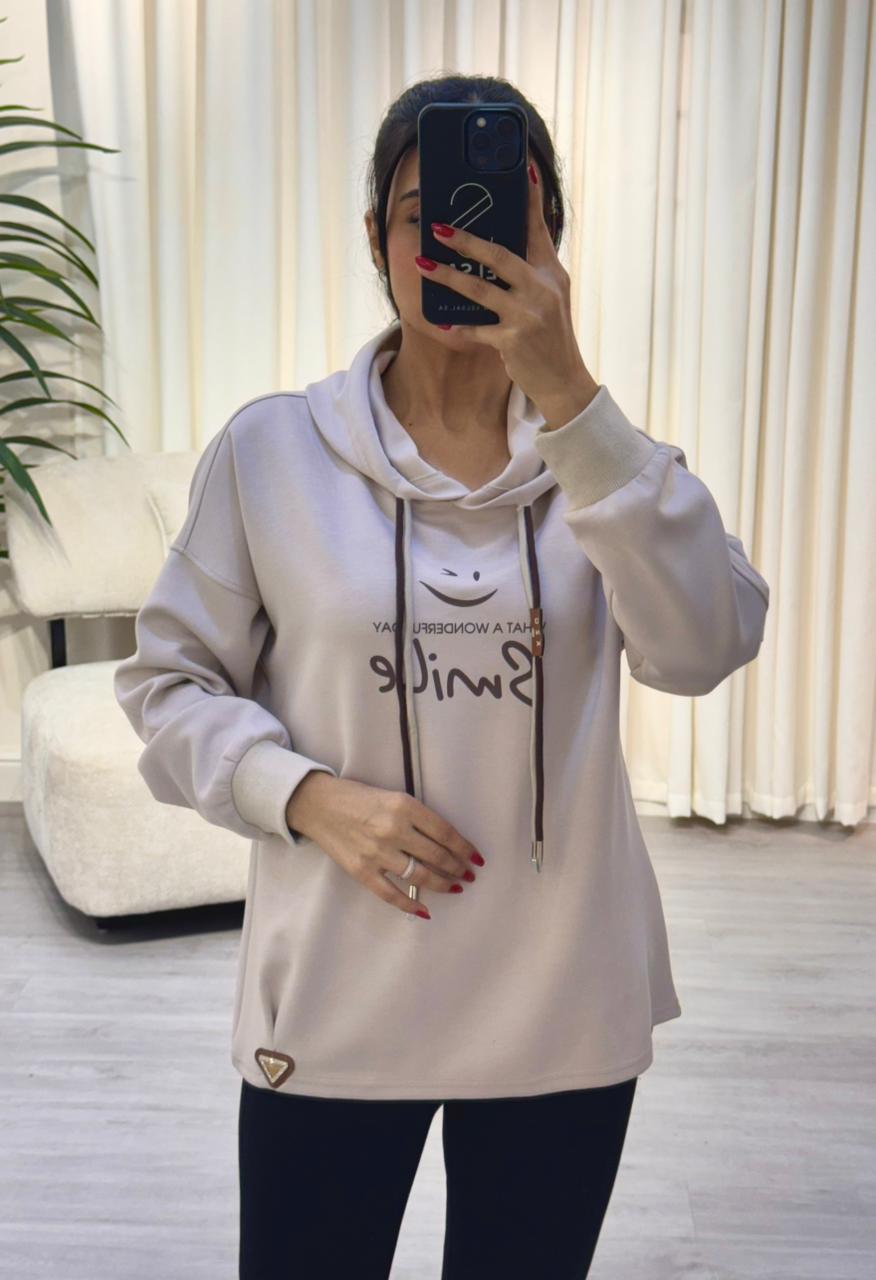  هودي بطابعه سمايل 