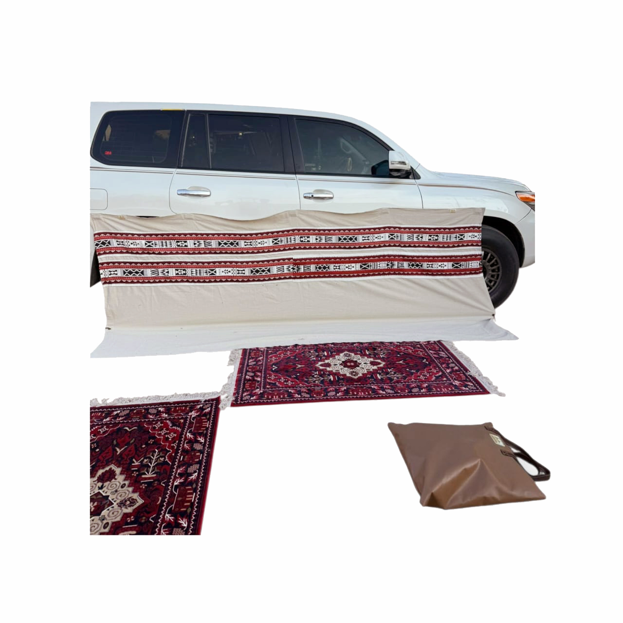  رواق مغناطيس بديكور 1.50*3.90 متر مع جراب + 2 منساب 