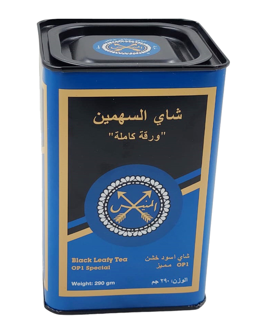  شاي المنيس ازرق    