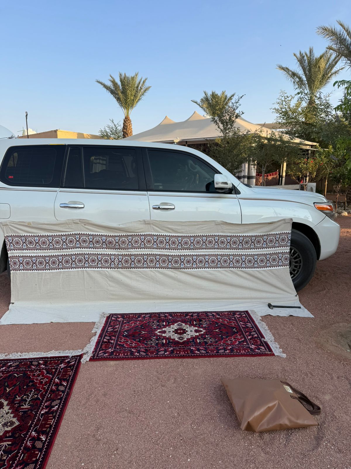  رواق مغناطيس بديكور  1.50 *3.50 متر مع جراب +2 مناسب  
