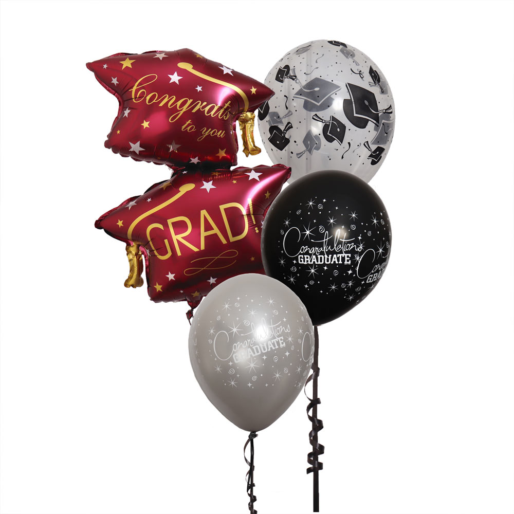 Graduation Balloons Win Set
