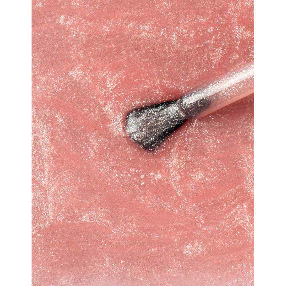 Rubber Shimmer Nude Base - Clear Sparkle allure Shade with Nacre Shimm