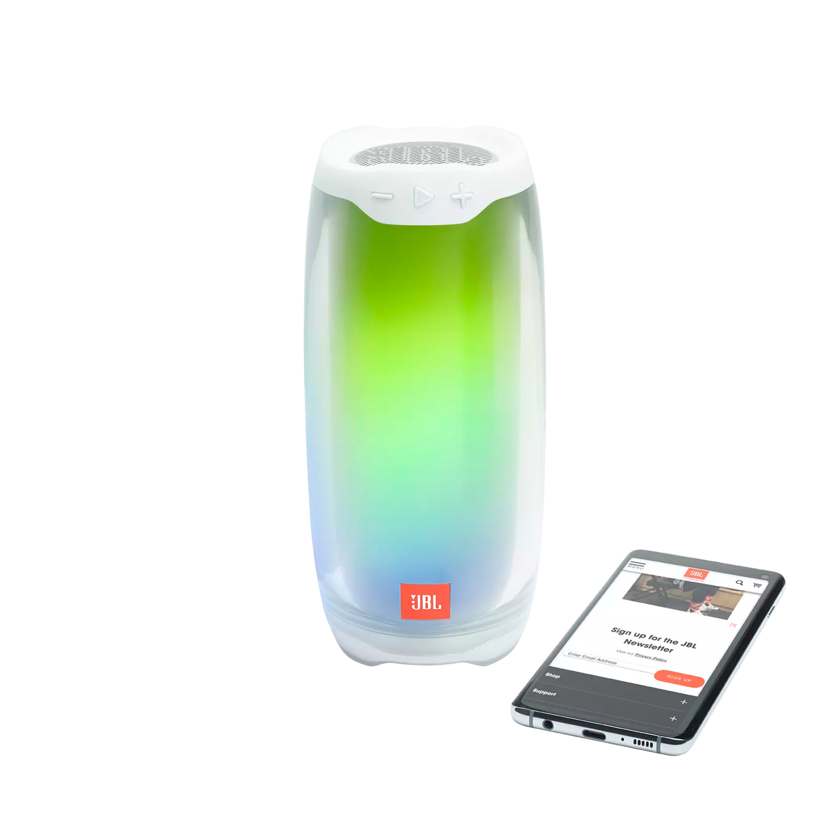 سماعة بلوتوث مضادة للماء (أبيض) JBL Pulse 4 