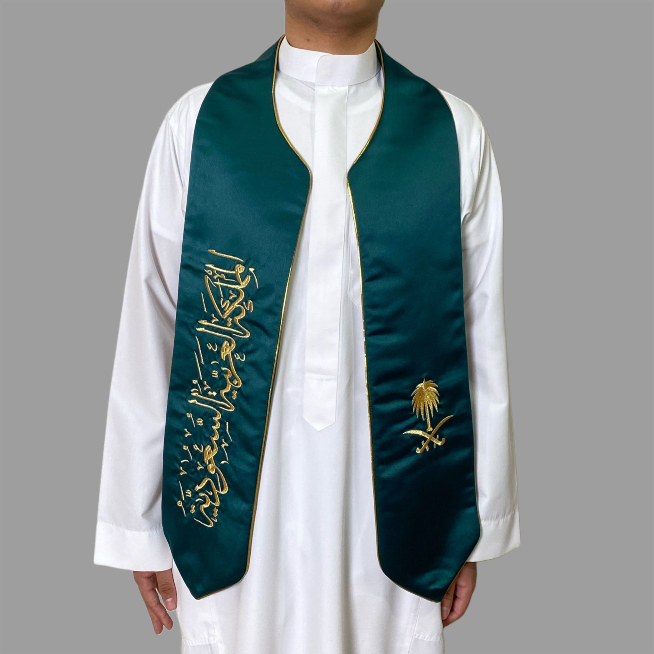 شال تطريز ساتان