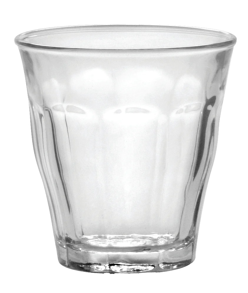 Duralex Set Di 12 Bicchieri Amalfi Da 7 Cl, Vetro Temperato Resistente, Ispirati Alla Costiera Amalfitana, Made In France, Impilabili E Durevoli