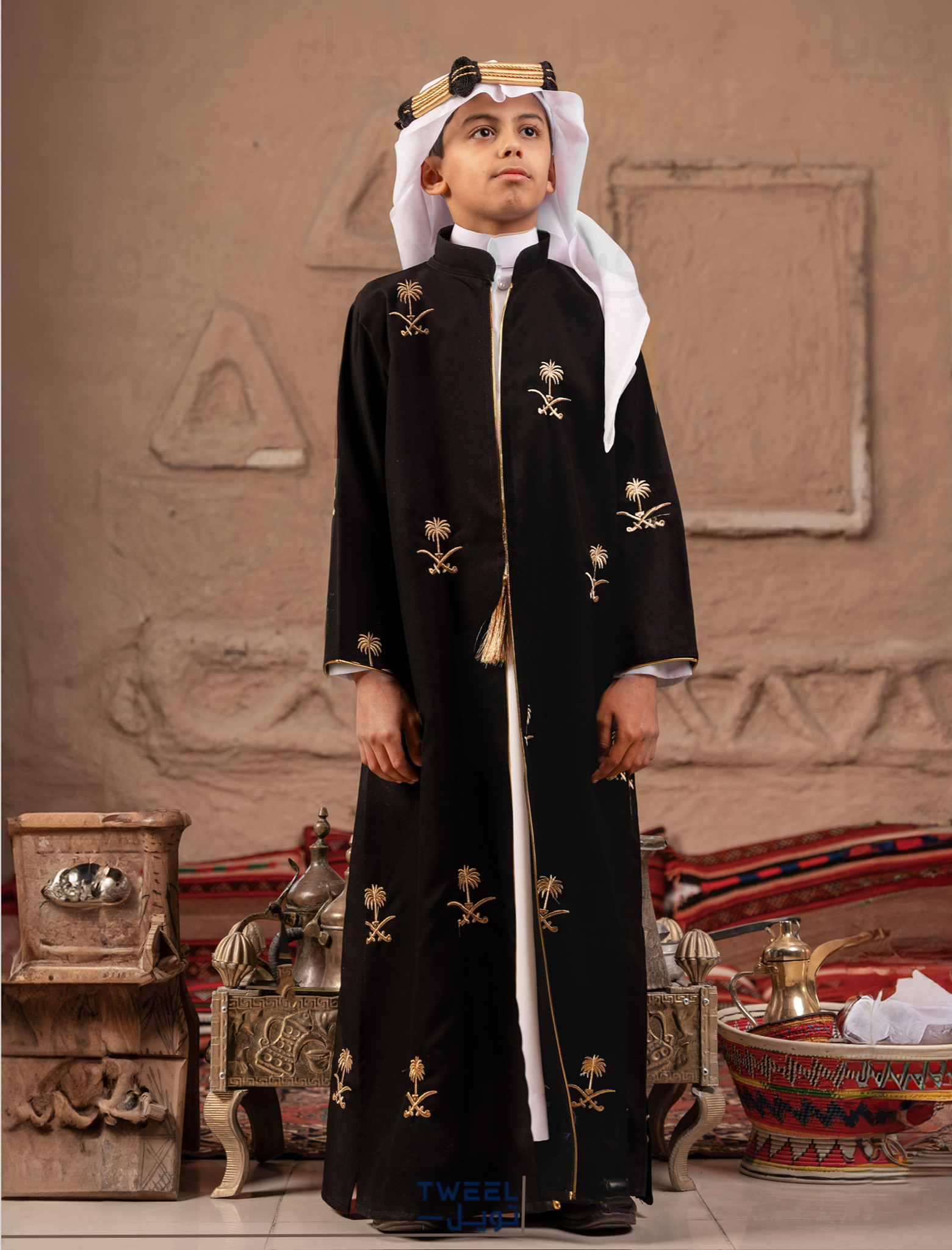 بكج دقلة اليوم الوطني  أسود